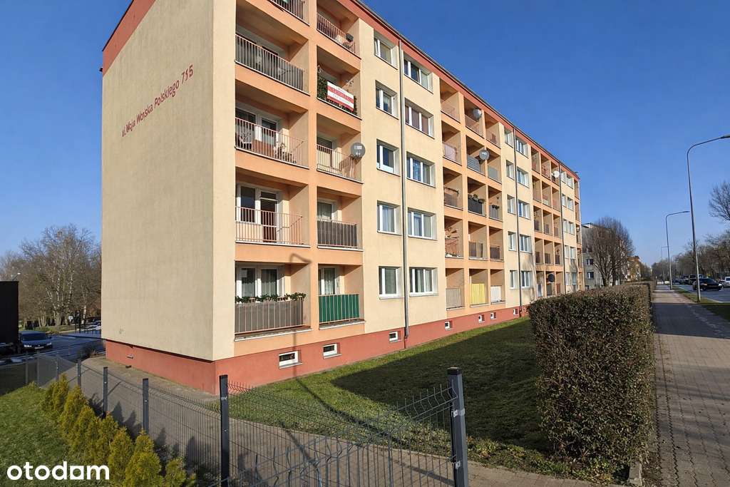 Wałcz | 2 pokoje z balkonem – ul. W. Polskiego-17