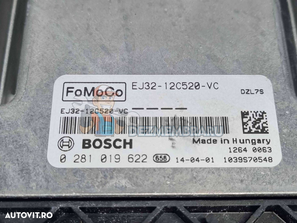 Calculator motor ECU LAND ROVER Range Rover Evoque [Fabr 2011-2018] EJ32-12C520-VC   0281019622 2.2 CRDI 140KW   190CP - 2