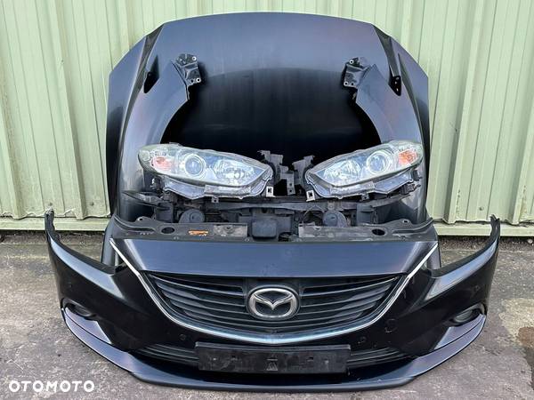 KOMPLETNY PRZÓD MAZDA 6 III GJ MASKA ZDERZAK BŁOTNIK - 1