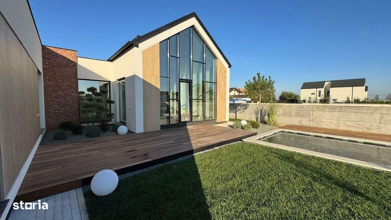 Vila de Lux Parter | Piscina | Arhitectura Deosebita | Finalizat - Imagine principală: 3/20