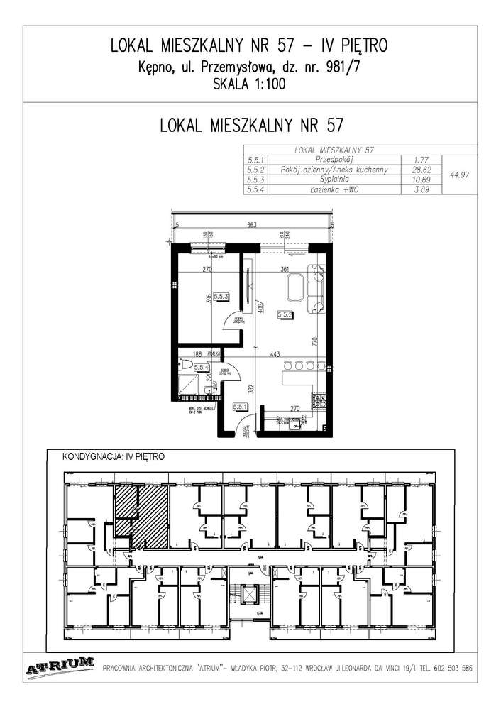 Osiedle Lawendowe 2 pokoje pow. 44,97 m2