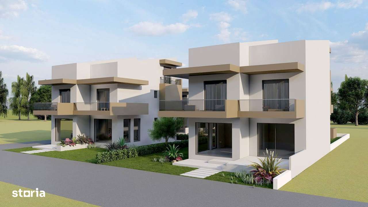 Casă modernă tip duplex în complex rezidențial nou în Grecia-6