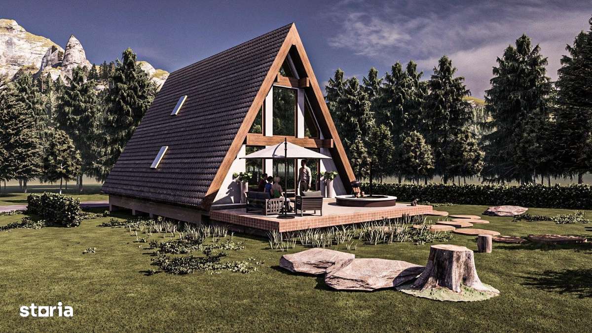 Casă A‑Frame 4 camere, Râșnov,Brasov-Direct dezvoltator, fără comision-15