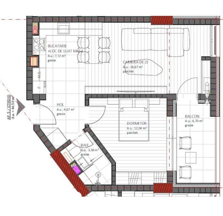 Ansamblu rezidential exceptional cu apartamente de 2 si 3 camere VIVO - Imagine principală: 2/8
