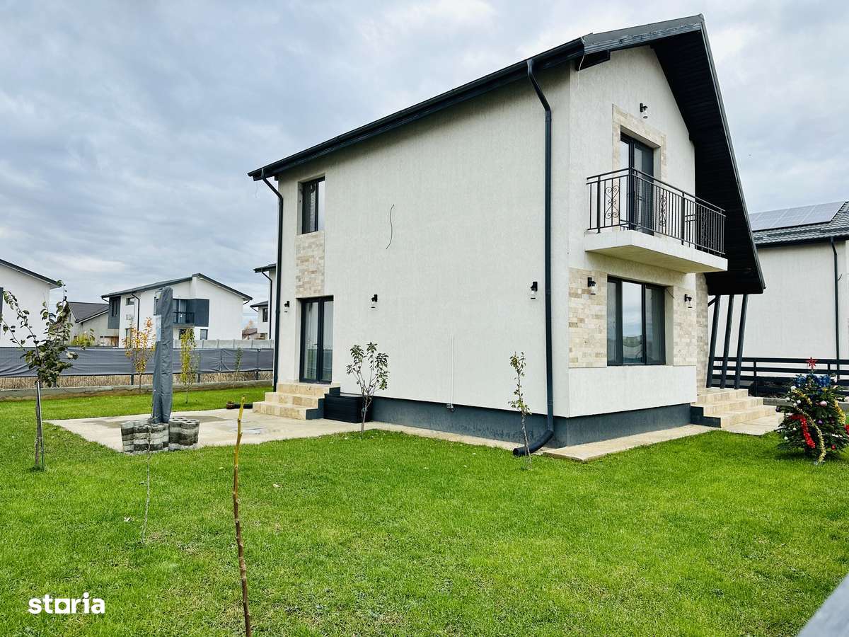 Casă modernă cu etaj de vânzare în Comuna Berceni – 4 camere, 400 mp - Imagine principală: 3/14