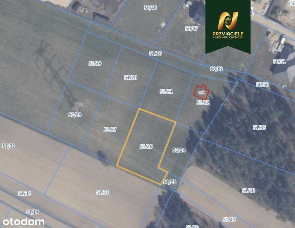 Działka rolna 1200 m² – Kowalewo, gm. Szemud!