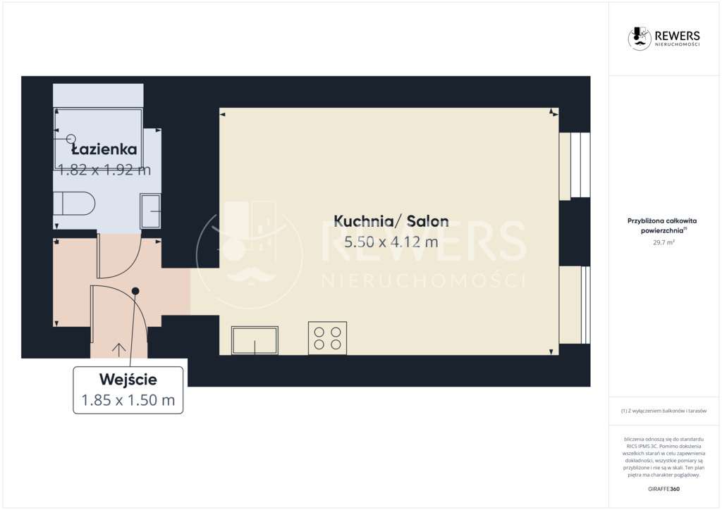 Kawalerka do  wynajęcia - blisko zamku - Pełny obrazek: 4/14