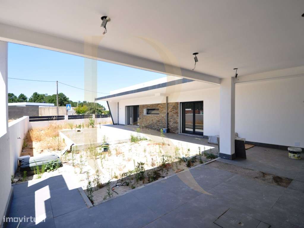 Moradia isolada térrea nova T3 com piscina e garagem na Quinta da M...-10