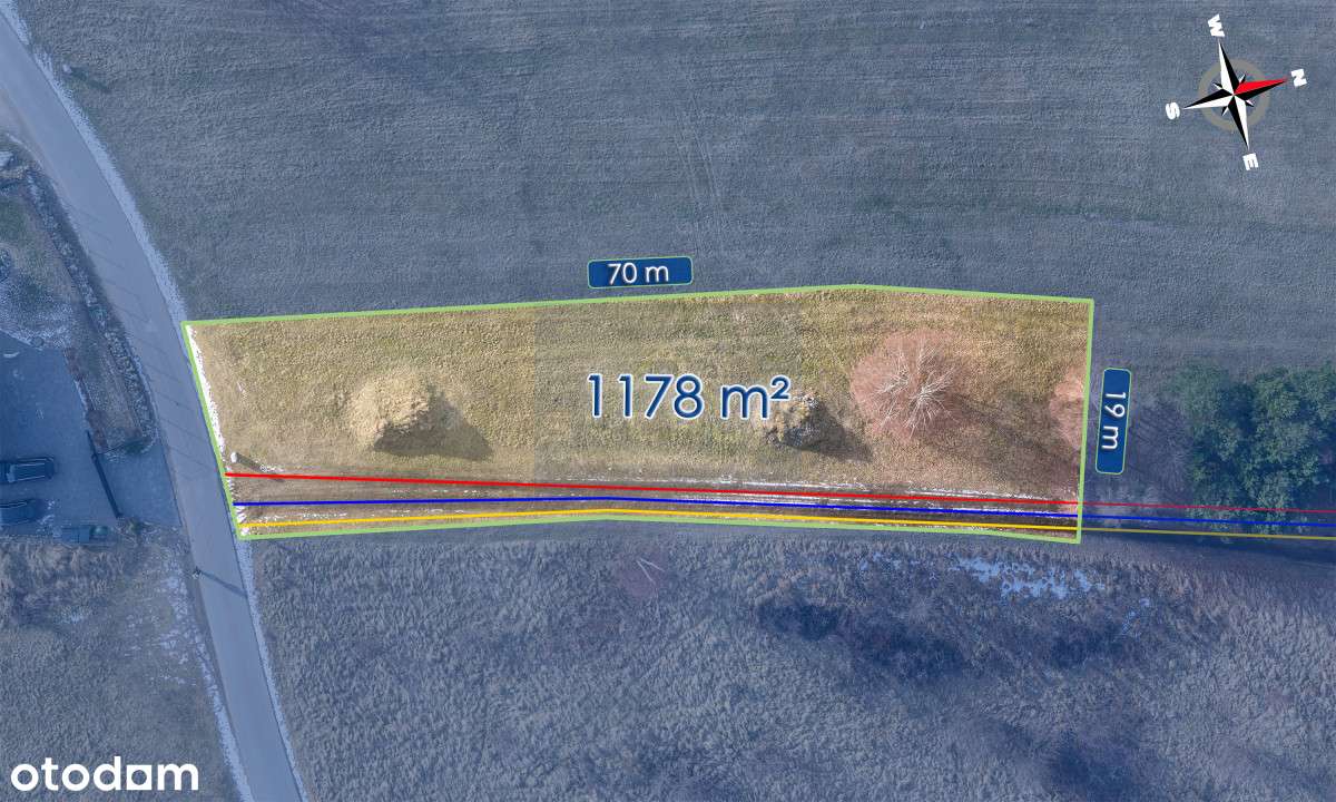 Działka 1178 m² Mstów – budowlana ul. Kopernika - Pełny obrazek: 3/7