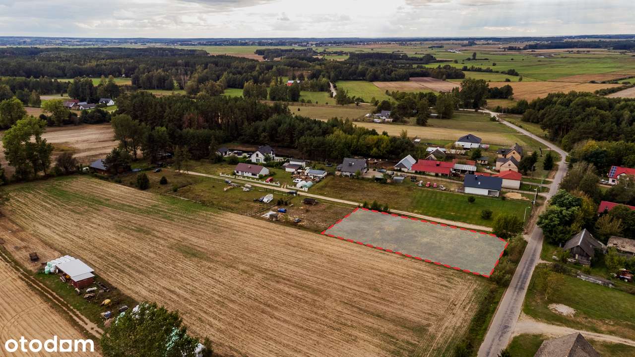 DZIAŁKA Z WZ, POGORZAŁKI, 2 297 m² ASFALT, MEDIA W DRODZE-3