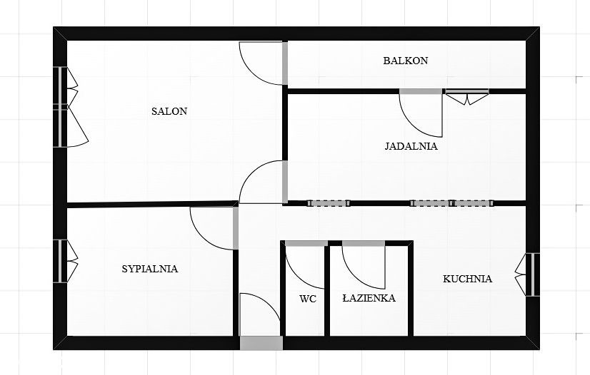 Centrum Tarnobrzega / 60 m2 / 2 piętro / 3 pokoje