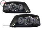 Faruri Angel Eyes VW Transporter T5 (04.2003-08.2009) Negru- livrare gratuita - 1