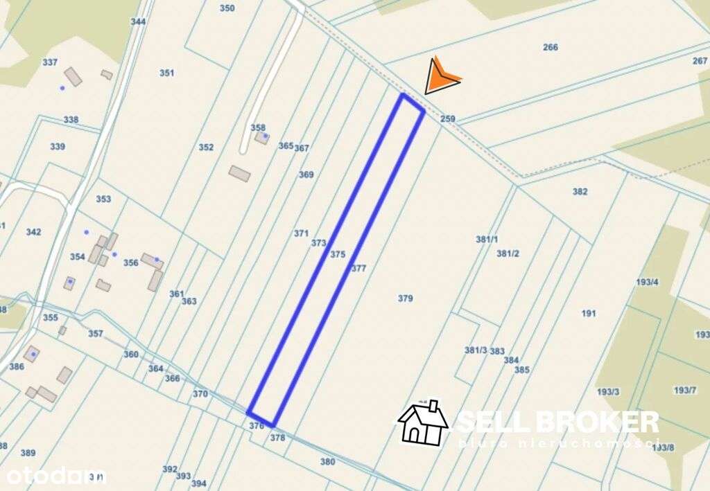 Działka rolna  m2 w otoczeniu lasu-5