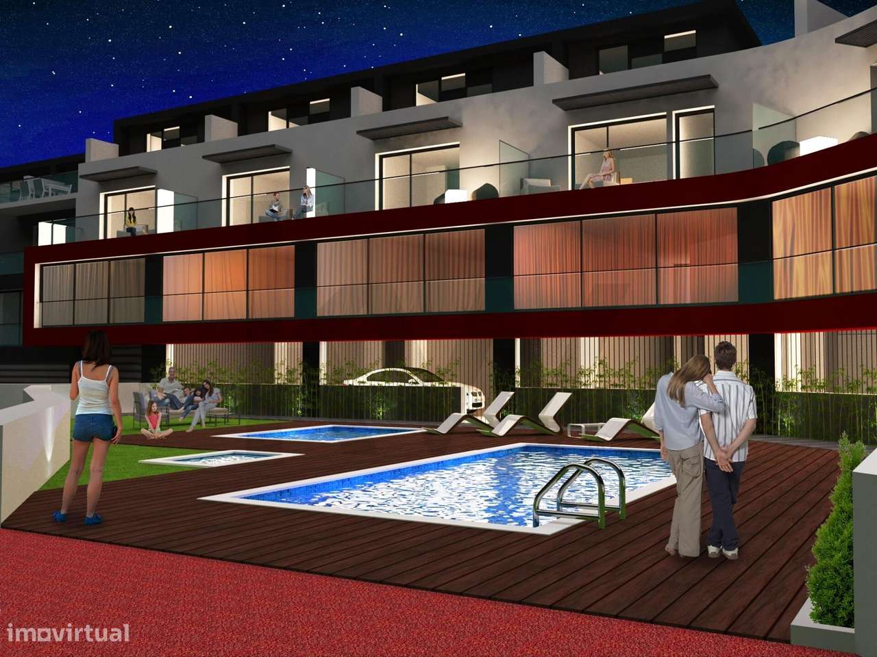 Terreno com Projeto Aprovado - Condomínio de 8 Moradias no Arneiro, Ca - Grande imagem: 5/13