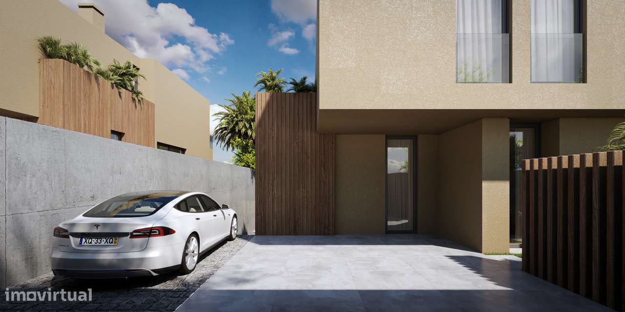 Moradia T4 com piscina, garagem e vista jardim e serra-27