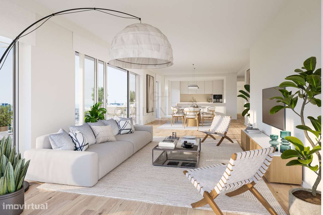 Apartamento T2 de Luxo em Gaia | Open Space & Varanda Gourmet - Grande imagem: 3/36