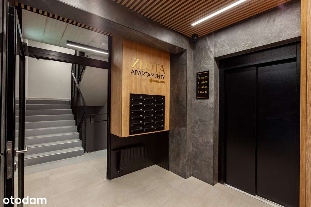 Apartamenty Złota - top, sypialnia z garderobą-9