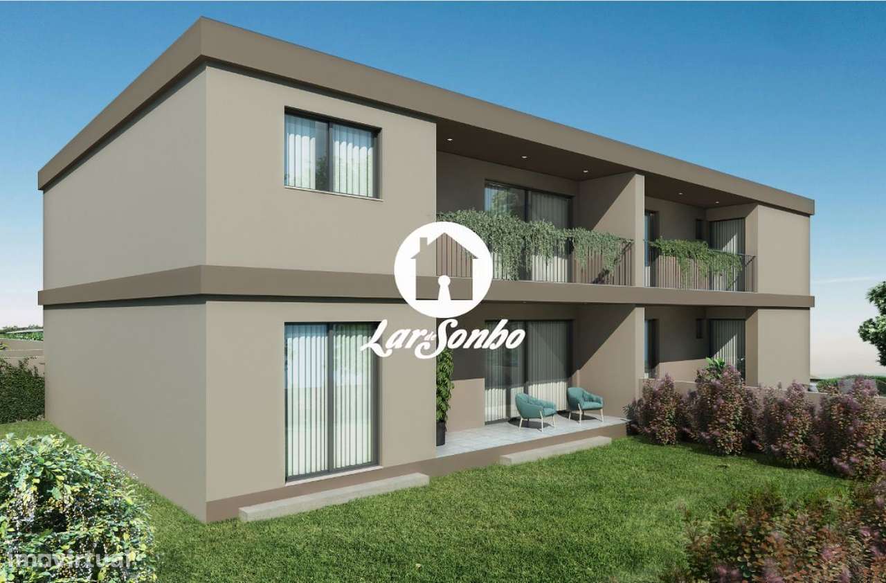 Apartamento T2 novo com jardim-3