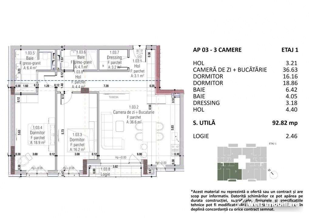 Apartamente premium cu 3 camere, aproape de Piata Cipariu si Piata Eng - Imagine principală: 4/6