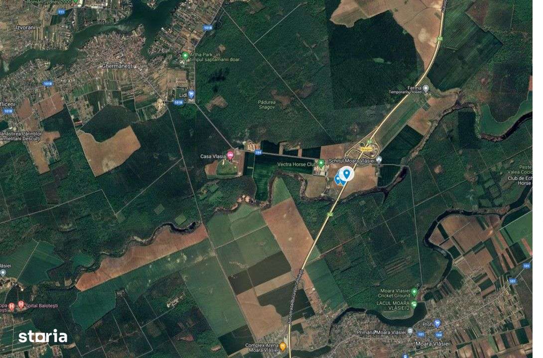 Teren intravilan(2200 mp/4500 mp) cu deschidere la autostrada A3!-1