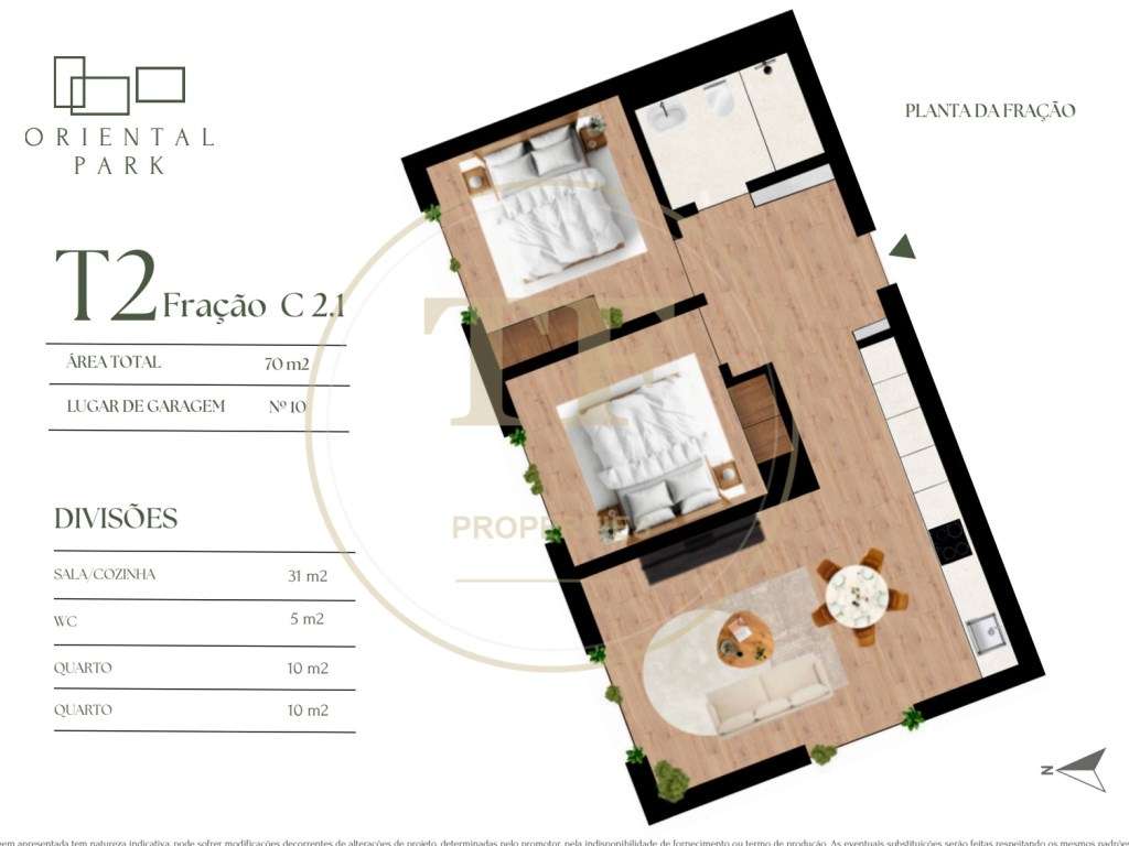 Apartamento T2 em Campanhã com lugar de garagem-12