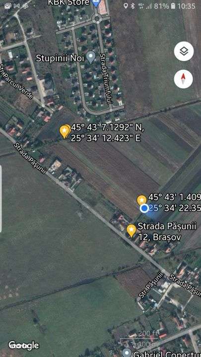 Teren Intravilan 2932 mp Stupini - Imagine principală: 4/4