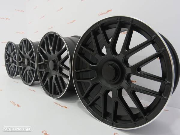 Jantes Look Mercedes Amg 19 x 8.5 et42 5x112 Preto + Polido - 6