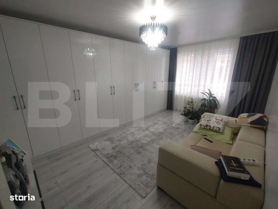 Apartament 2 camere,48mp,decomandat,etaj 3,zona centrala Nasaud - Imagine principală: 2/6