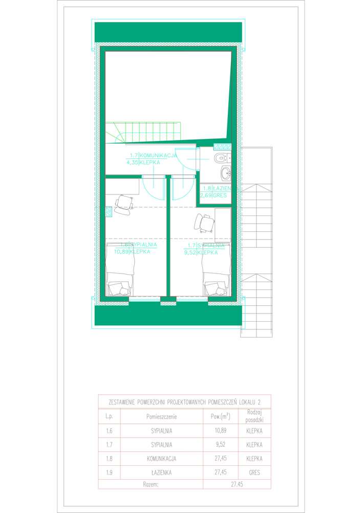 Segment: 75m² + Ogród 105m² | Antresola | Zero Czynszu | Klima-5