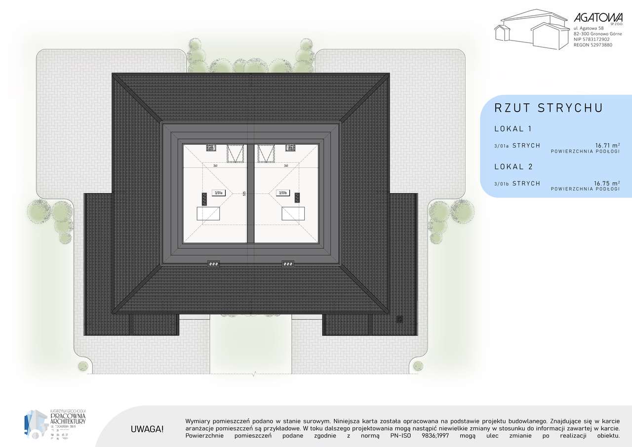 Gronowo Górne - Bliźniaki - 125m2 - 869.000 - stan deweloperski - Pełny obrazek: 4/18