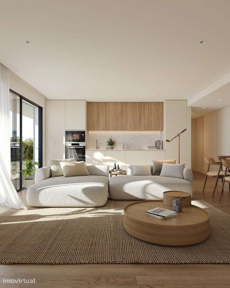 T1 Novo com Terraço (37,02m2) e lugar de garagem junto ao Metro - Grande imagem: 2/18