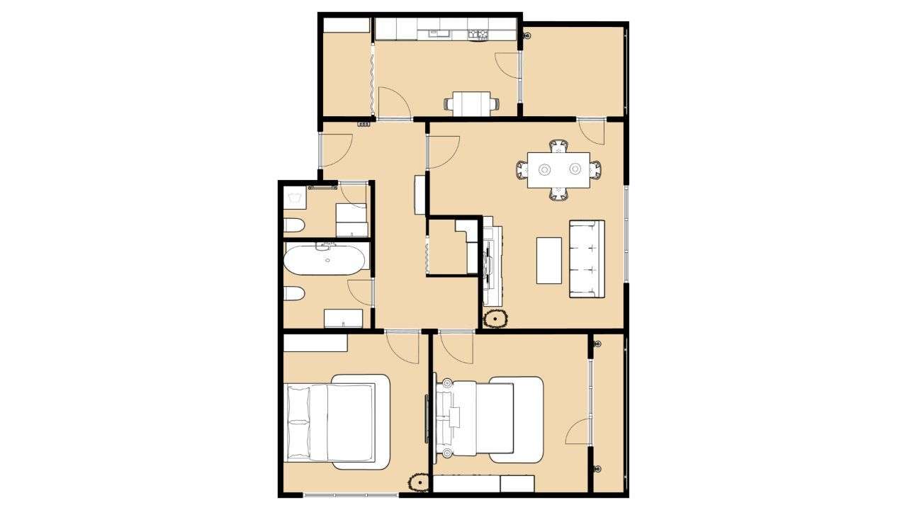 Direct PROPRIETAR - Ap.3 camere Etaj 1-str O Goga -Vilă NOUĂ 2025 - Imagine principală: 3/15