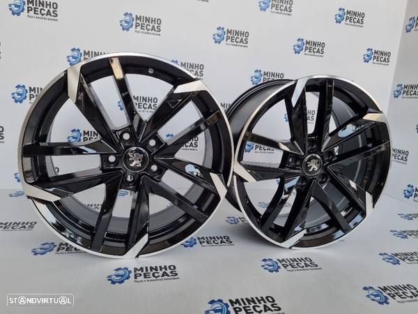 Jantes Peugeot 308 GTI em 17 Preto Brilho - 2