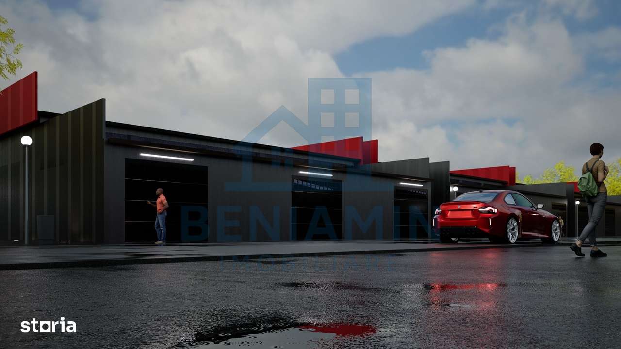 Hale industriale-Spatii depozitare-Suprafete 12mp-590mp-Aeroport - Imagine principală: 5/11