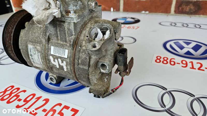 VW Polo 9N Skoda Fabia I Sprężarka klimatyzacji Pompa klimy 6Q0820803D DENSO - 3