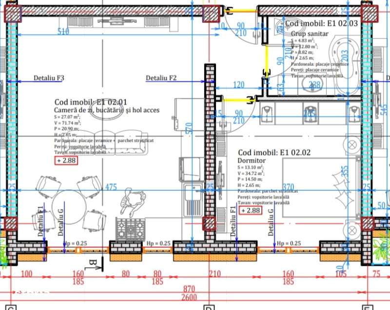 Apartament bloc nou zona Calea Moldovei-4
