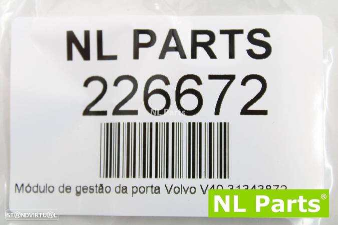 Módulo de gestão da porta Volvo V40 31343872 - 5