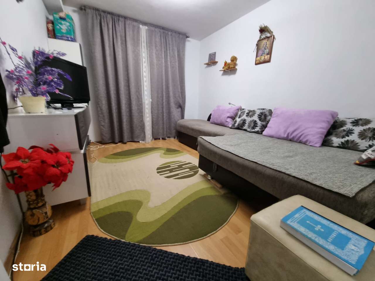 Apartament 4 camere mobilat si utilat, balcon inchis 11 mp, zona Barca-7