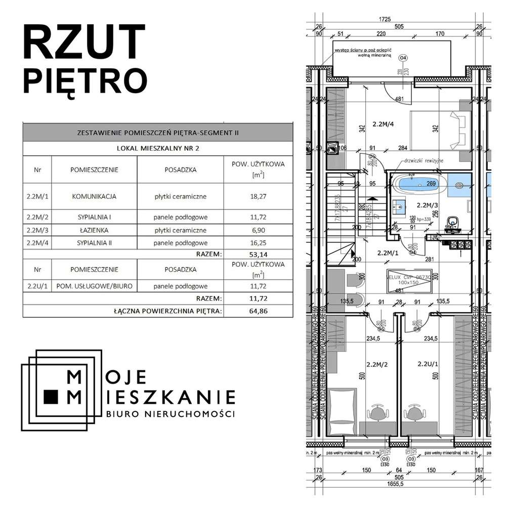 Nowy dom w zabudowie szeregowej, osiedle Mokre-15