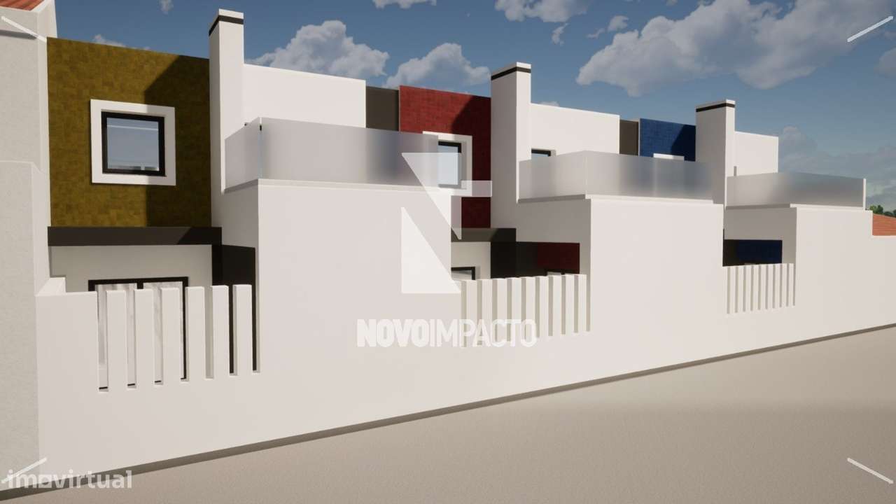 Montijo - Moradia T3 c/ Terraço, Logradouro e Parqueamento-2