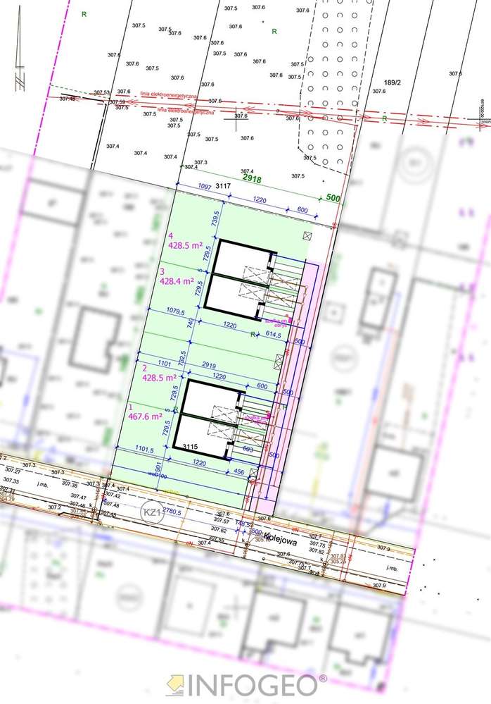 Zespół domów jednorodzinnych z garażem-13