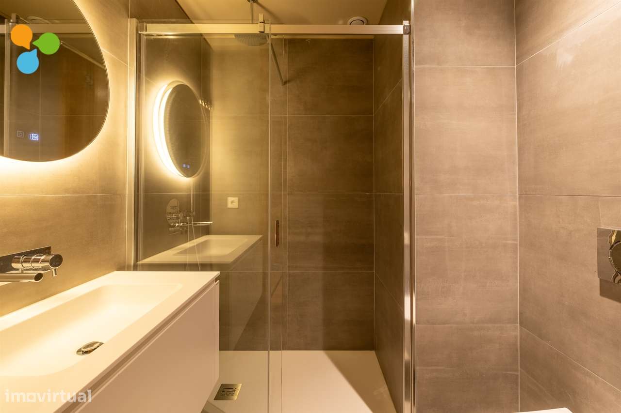 Apartamento T2 novo c/ terraço e 2 lugares de garagem-15