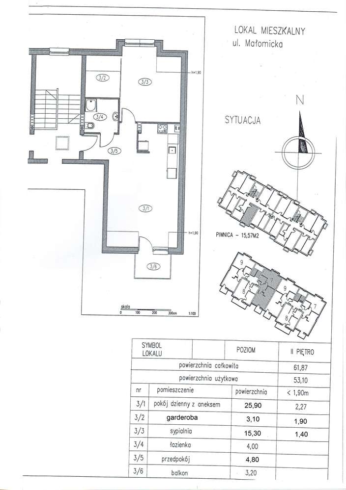 Bezczynszowe 2 pokoje plus antresola balkon duża piwnica - Pełny obrazek: 2/16