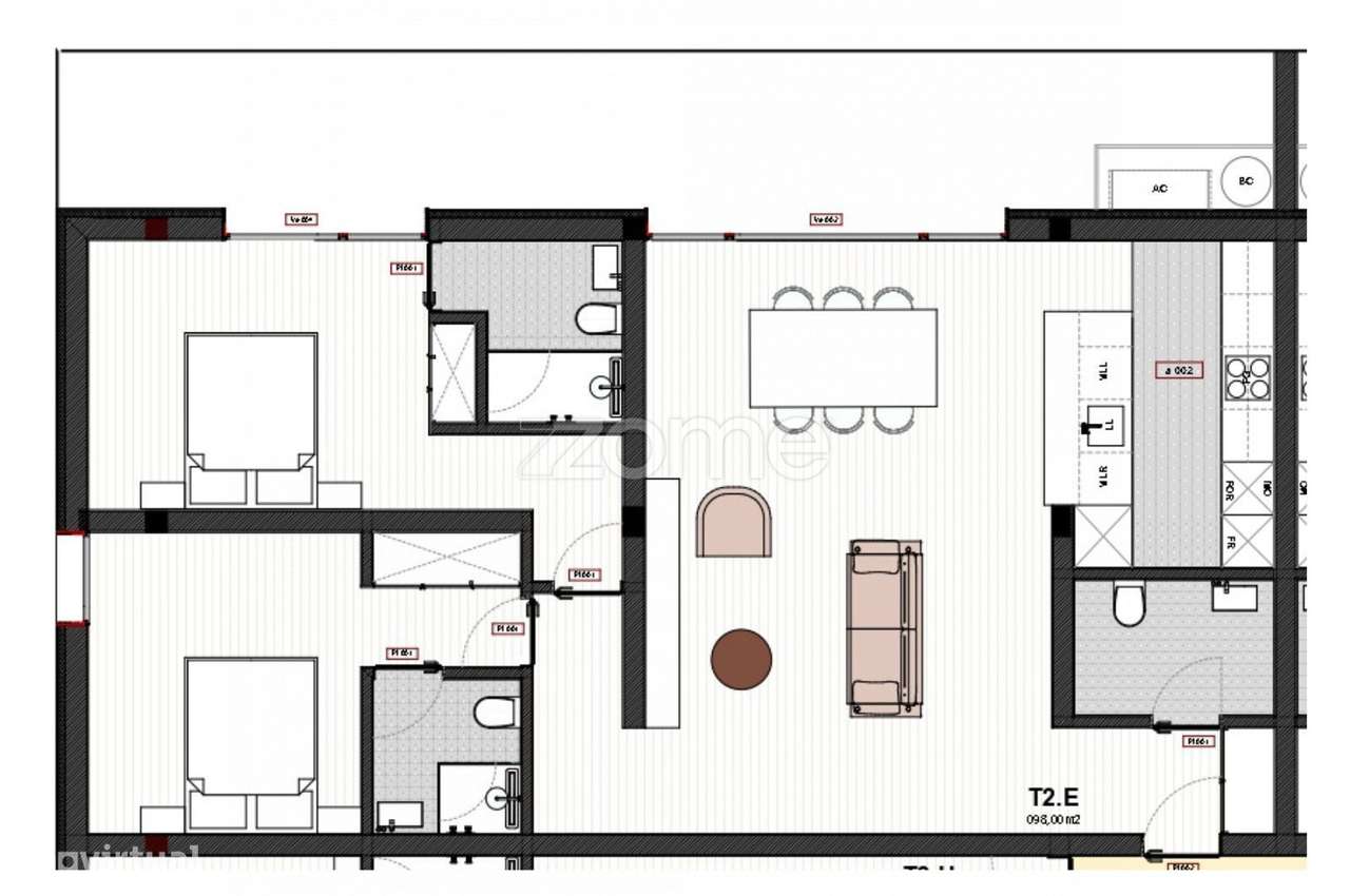 Apartamento T2 no Edifício Bacelo-6