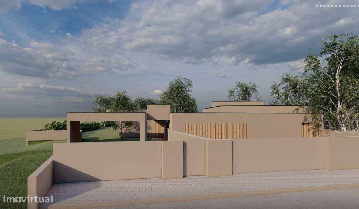 Moradia V3 térrea contemporânea A+-2
