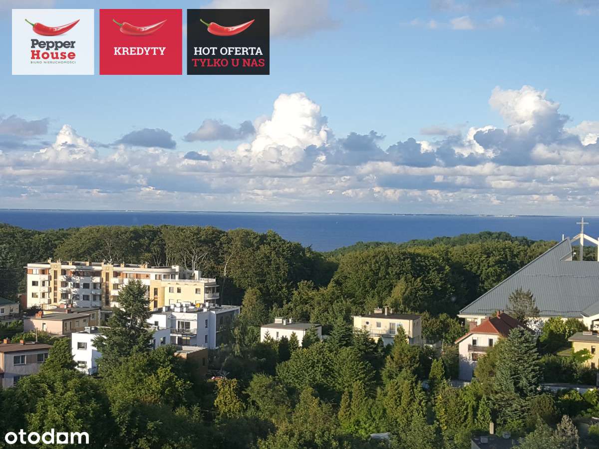 Gdynia widok  na morze 2 pokoje + kuchnia