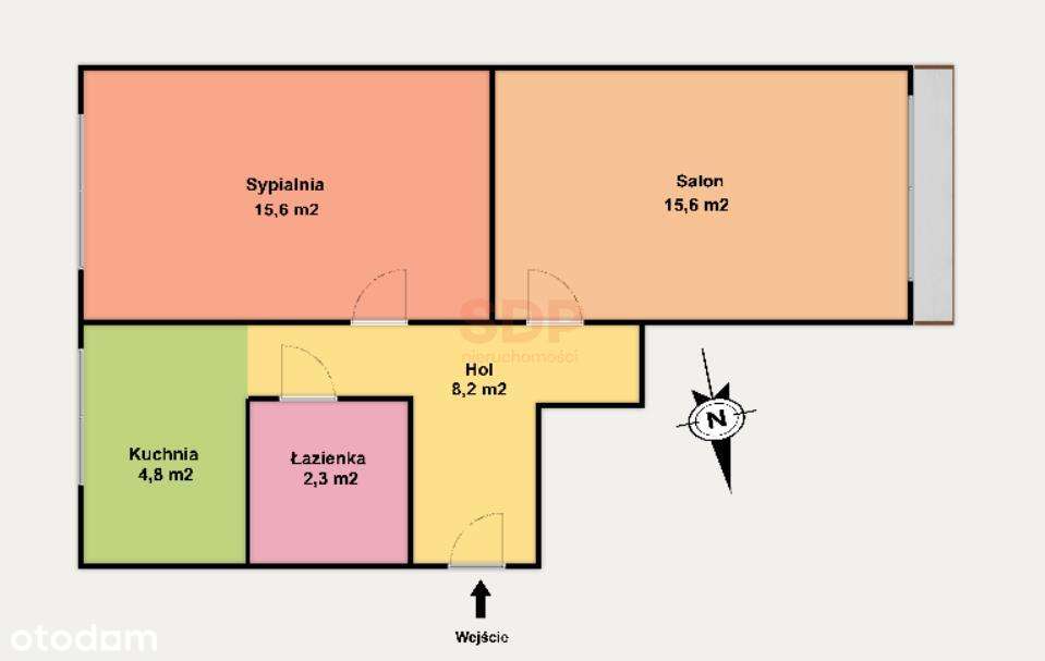 2 pokoje do własnej aranżacji na Julianowie - Pełny obrazek: 5/5