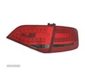 FAROLINS TRASEIROS LED PARA AUDI A4 B8 07-11 VERMELHO ESCURECIDO - 2