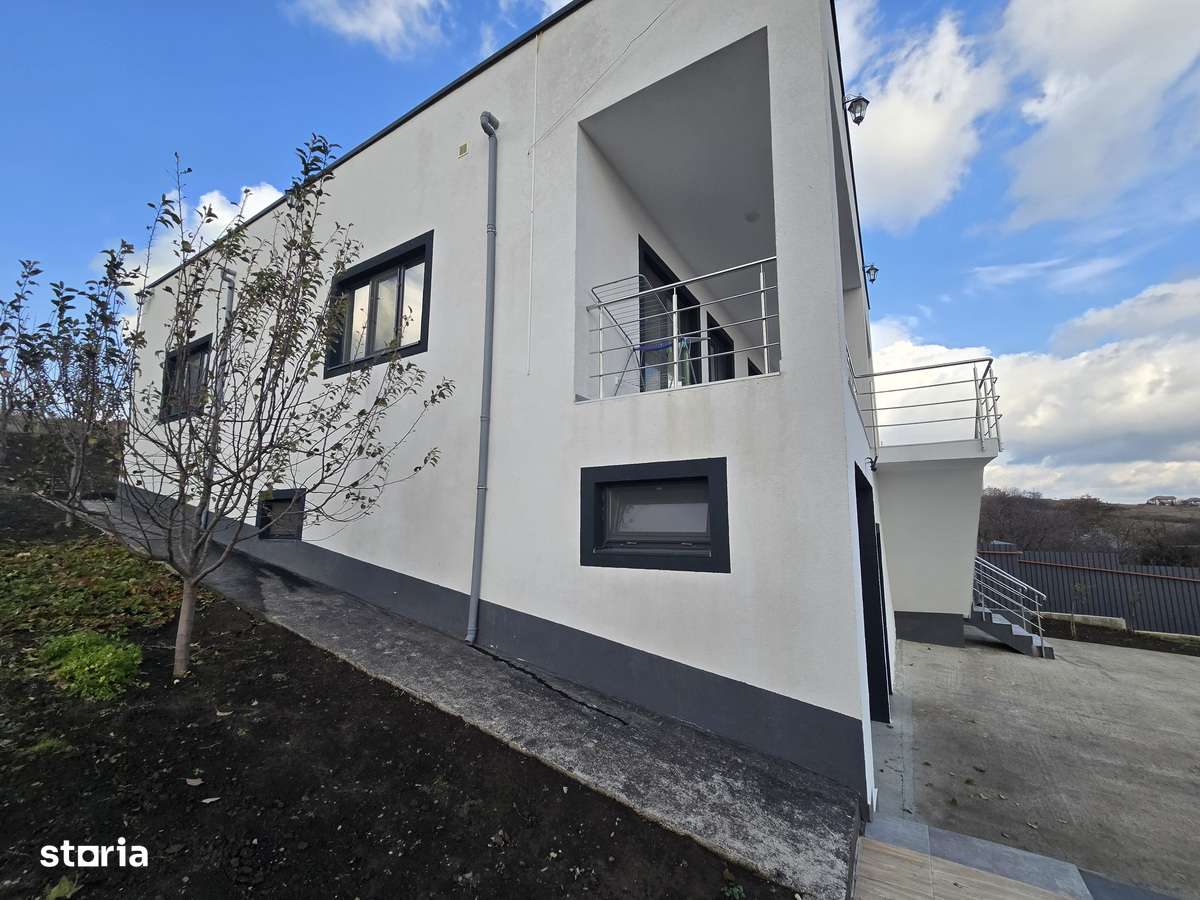 CASA MODERNA 4 camere 2 bai 210 mp Garaj Teren 1050 mp CIURBESTI-7