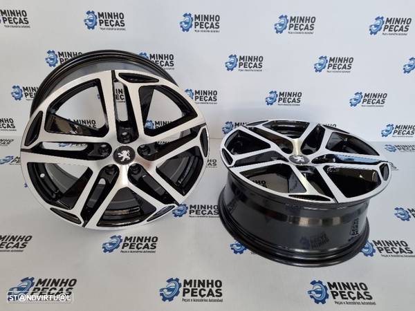 Jantes Peugeot 308 em 16 Black (5x108) - 5